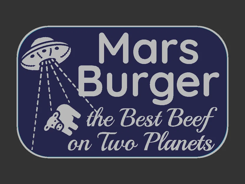 Bảng hiệu Mars Burger - Image 3