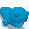 Mô hình chú sâu nhỏ đáng yêu (bezzubka) cho người mới in 3D - Thumbnail 1