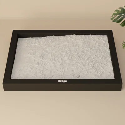 Braga, Portugal - Mô hình thu nhỏ 3D