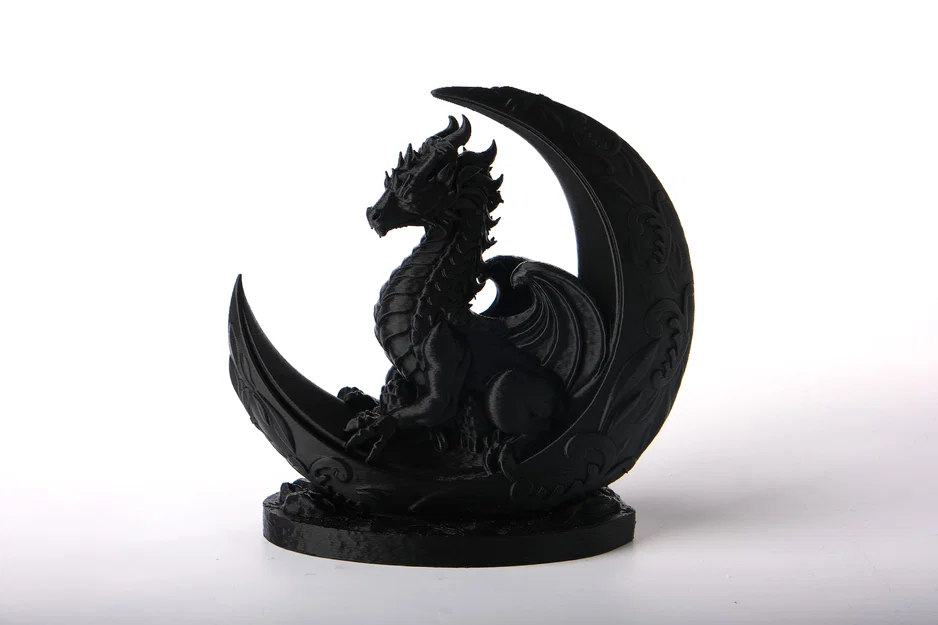 Tượng Rồng Trăng Lưỡi Liềm (Dragon Moon Sculpture) - Image 2