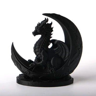Tượng Rồng Trăng Lưỡi Liềm (Dragon Moon Sculpture)