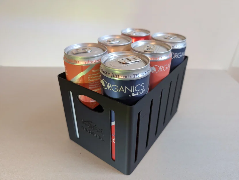 Tay xách 6 lon RED BULL (330ml & có logo) - Sixpack Can Carrier - Image 1