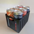 Tay xách 6 lon RED BULL (330ml & có logo) - Sixpack Can Carrier - Thumbnail 1
