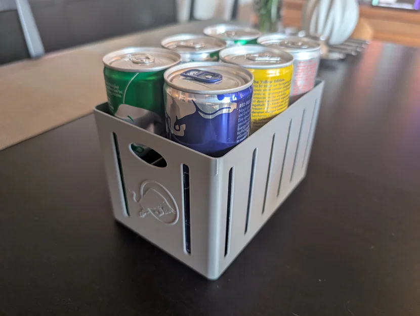 Tay xách 6 lon RED BULL (250ml, có logo) – Sixpack Can Carrier - Image 2