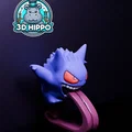 Tượng Gengar Scultpure (đứng trên lưỡi) – mẫu điêu khắc spooky - Thumbnail 1