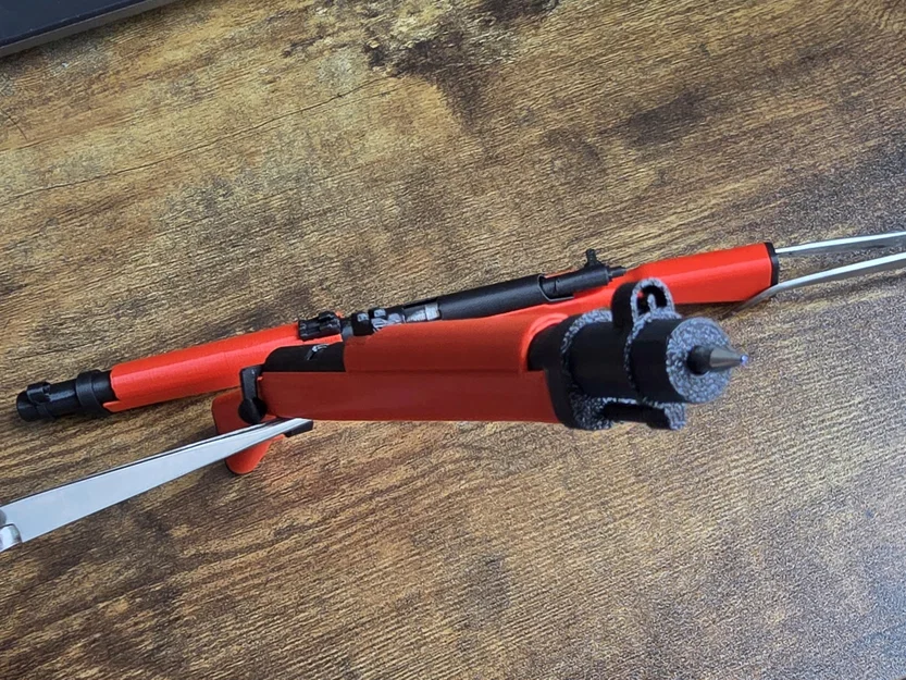 Remake bút Kar98k bolt-action: ruột thay, dễ in, support sẵn, bền, viết êm - Image 3