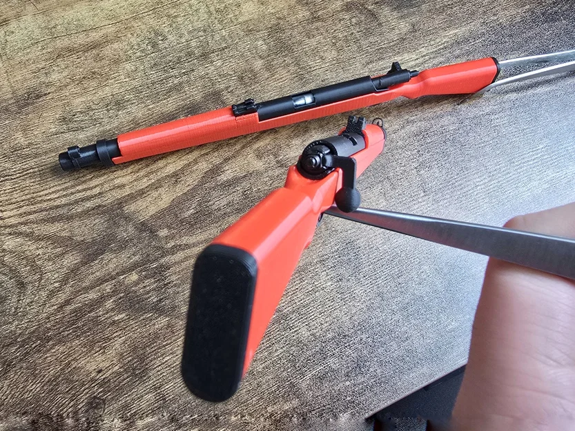 Remake bút Kar98k bolt-action: ruột thay, dễ in, support sẵn, bền, viết êm - Image 4