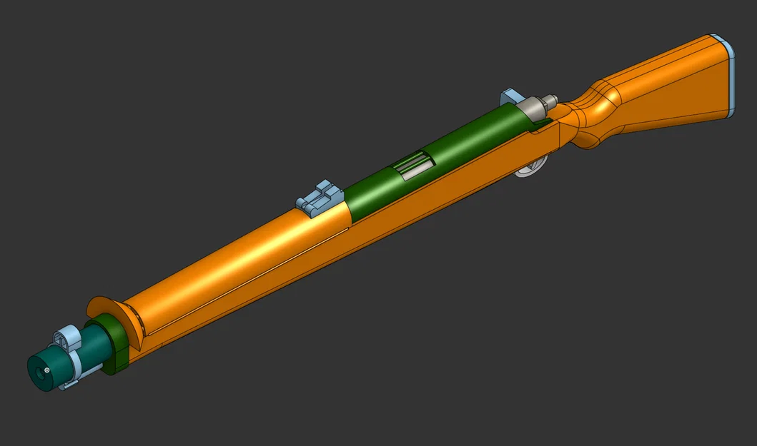 Remake bút Kar98k bolt-action: ruột thay, dễ in, support sẵn, bền, viết êm - Image 5