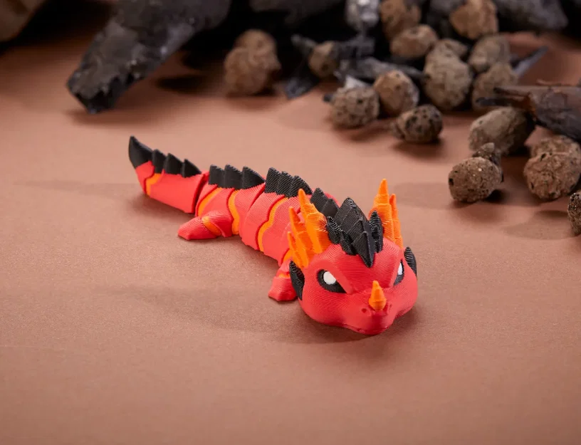 Magma Dragon – Mô hình Rồng Articulated (Figure) - Image 1