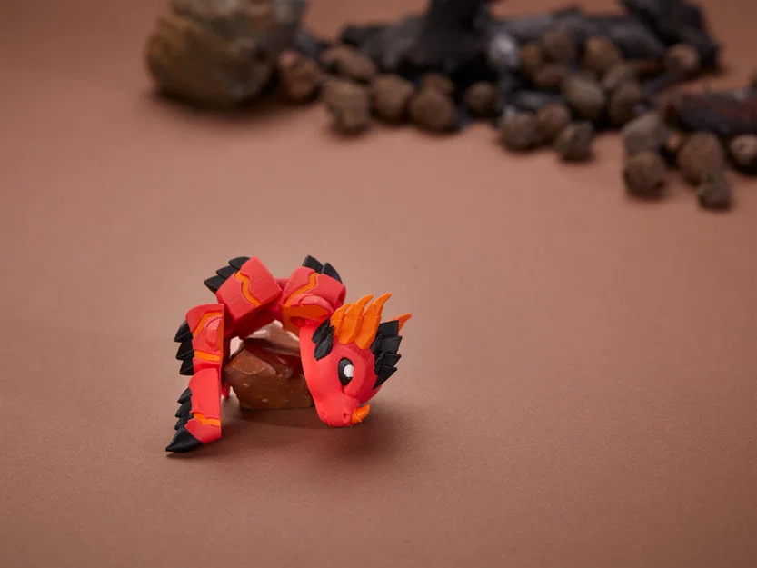 Magma Dragon – Mô hình Rồng Articulated (Figure) - Image 3
