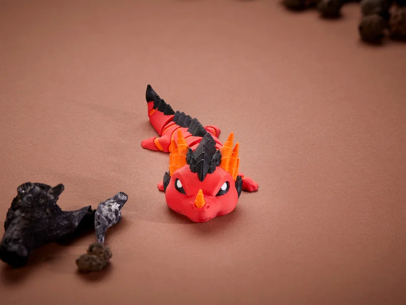 Magma Dragon – Mô hình Rồng Articulated (Figure) - Image 4