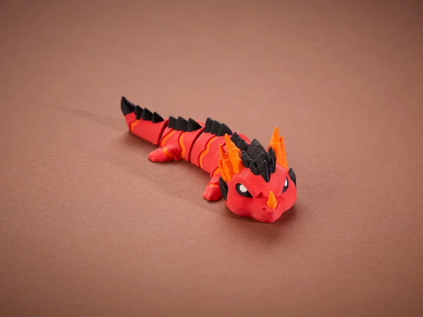 Magma Dragon – Mô hình Rồng Articulated (Figure) - Image 5