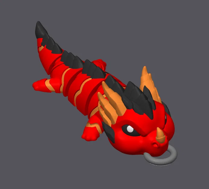Magma Dragon – Mô hình Rồng Articulated (Figure) - Image 7