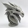 Tượng Bán Thân Rồng Rừng (Forest Dragon Bust) - Thumbnail 1