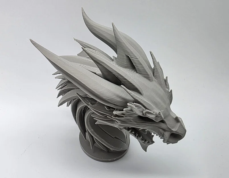 Tượng Bán Thân Rồng Rừng (Forest Dragon Bust) - Image 4