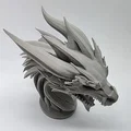 Tượng Bán Thân Rồng Rừng (Forest Dragon Bust) - Thumbnail 4