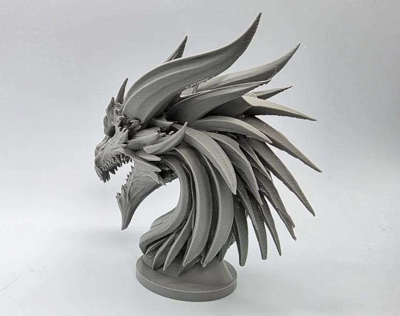 Tượng Bán Thân Rồng Rừng (Forest Dragon Bust) - Image 7