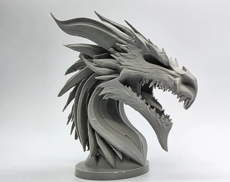 Tượng Bán Thân Rồng Rừng (Forest Dragon Bust) - Image 8