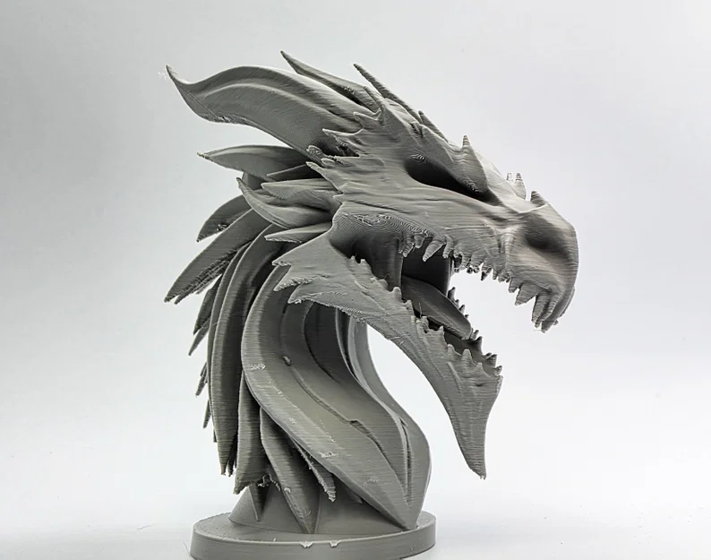 Tượng Bán Thân Rồng Rừng (Forest Dragon Bust) - Image 9