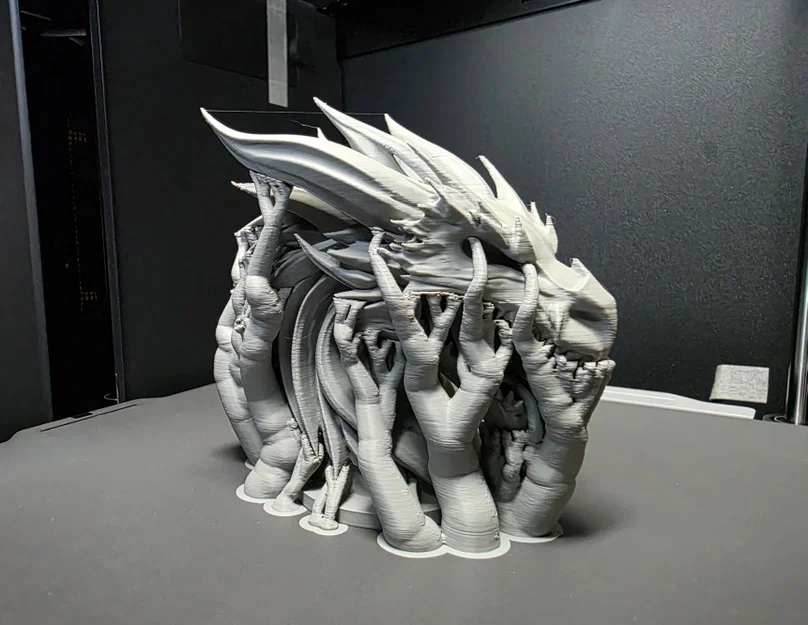 Tượng Bán Thân Rồng Rừng (Forest Dragon Bust) - Image 10