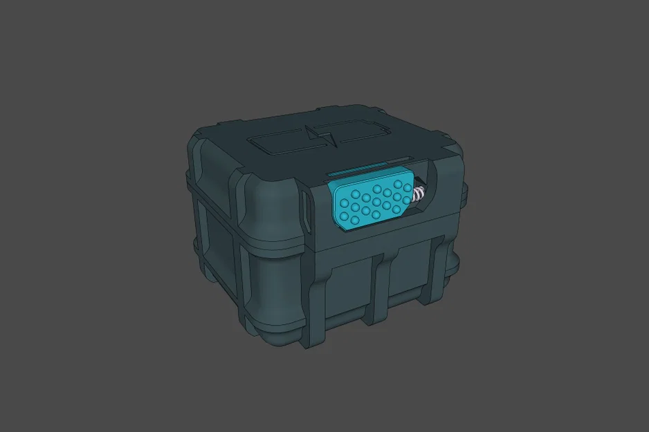 Hộp Đựng Pin (Battery Box) có Nút Khóa Trượt - Image 1
