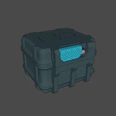 Hộp Đựng Pin (Battery Box) có Nút Khóa Trượt