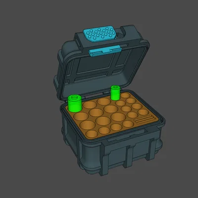 Hộp Đựng Pin (Battery Box) có Nút Khóa Trượt