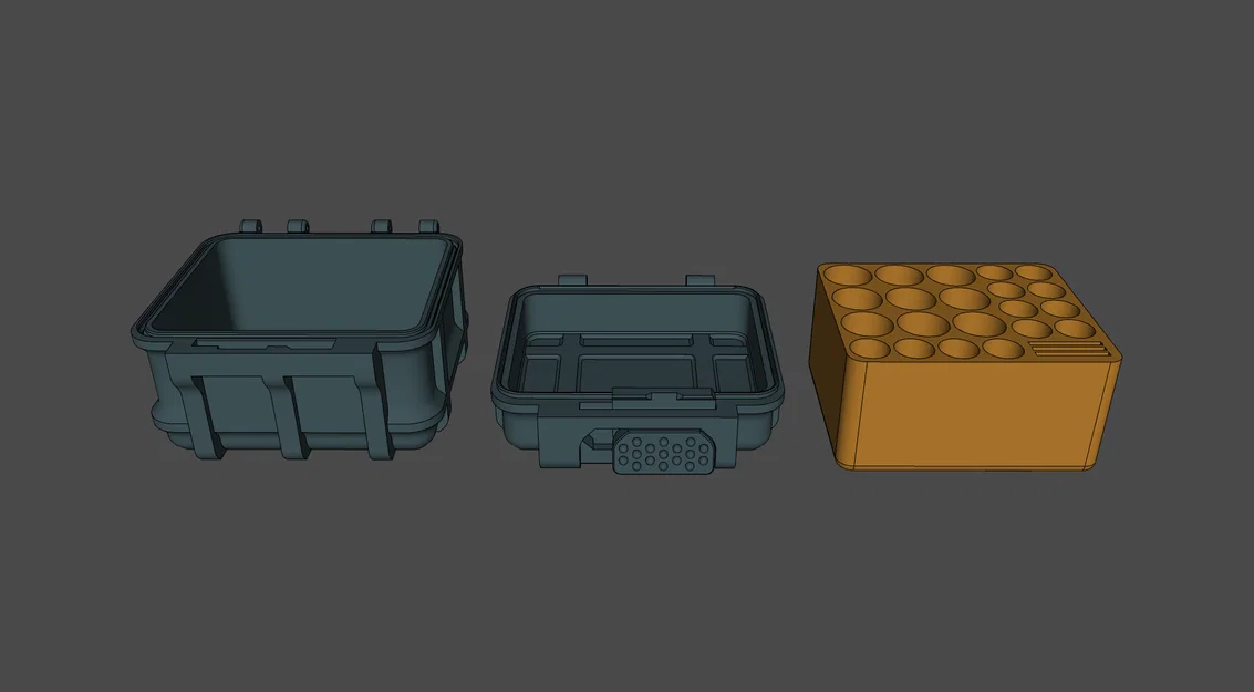Hộp Đựng Pin (Battery Box) có Nút Khóa Trượt - Image 4