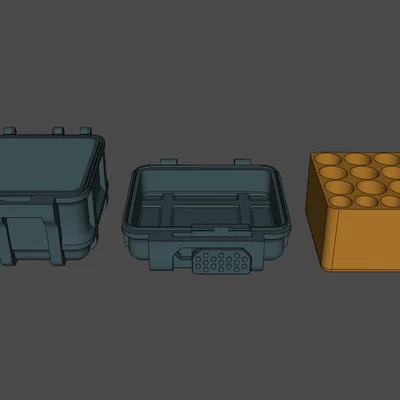 Hộp Đựng Pin (Battery Box) có Nút Khóa Trượt