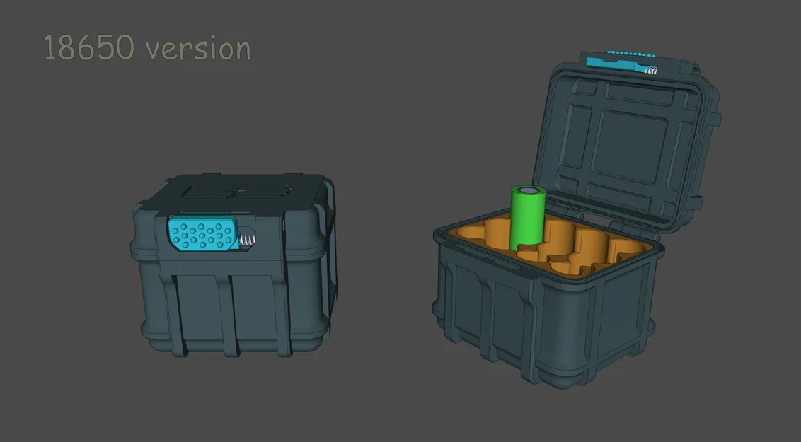 Hộp Đựng Pin (Battery Box) có Nút Khóa Trượt - Image 6