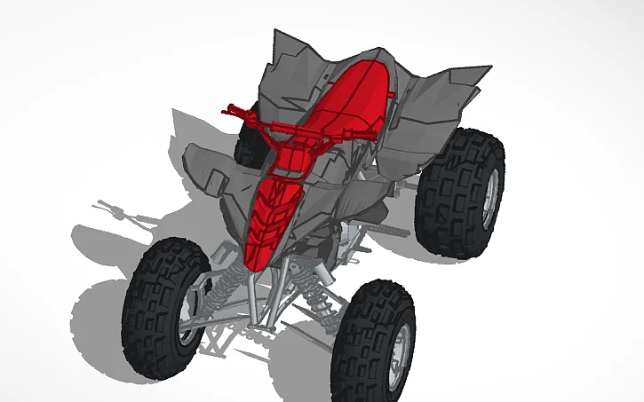 Mô hình xe địa hình Yamaha Raptor ATV cực ngầu cho tín đồ 3D - Image 1