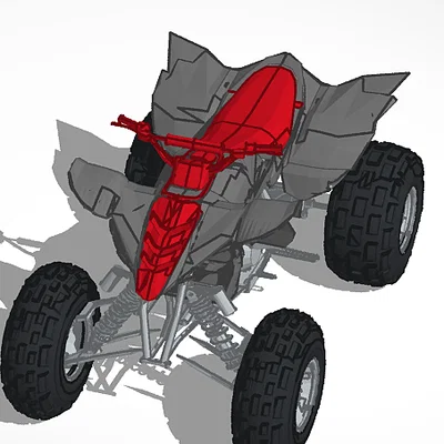 Mô hình xe địa hình Yamaha Raptor ATV cực ngầu cho tín đồ 3D