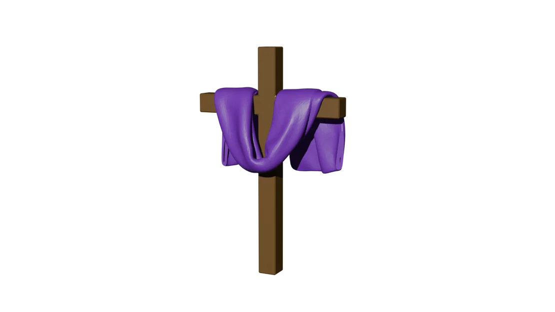 Thập Giá Phục Sinh (Easter Cross) – Trang trí vải phủ - Image 3