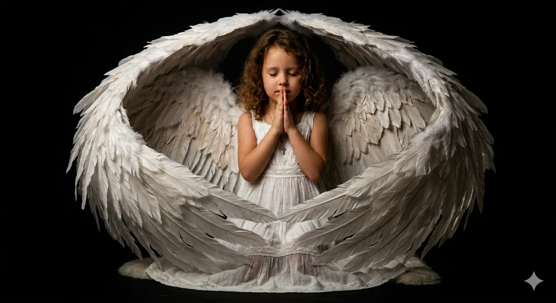 Wings of Prayer: Mô hình 3D Đôi Cánh Thiên Thần Nghệ Thuật - Image 1