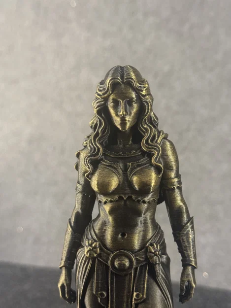 Guerriera Ancestrale – Tượng nữ chiến binh fantasy in 3D - Image 3