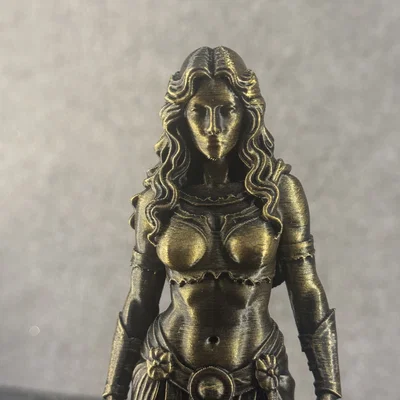 Guerriera Ancestrale – Tượng nữ chiến binh fantasy in 3D