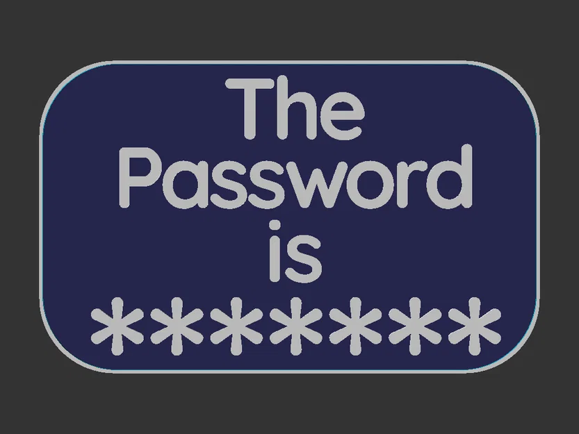 Bảng hiệu “Password sign” - Image 2