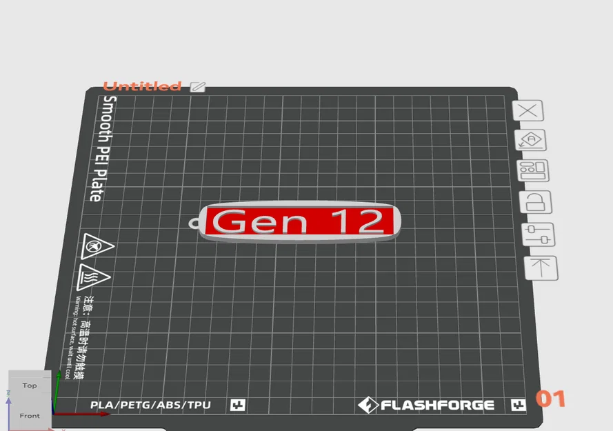 Móc khóa in 3D cá nhân hóa Gen 12 đẹp mắt - Image 1