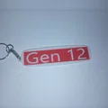 Móc khóa in 3D cá nhân hóa Gen 12 đẹp mắt - Thumbnail 3