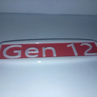 Móc khóa in 3D cá nhân hóa Gen 12 đẹp mắt