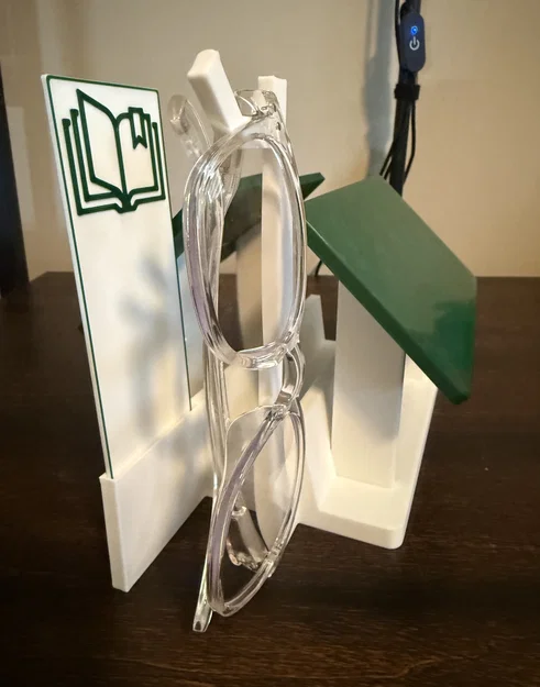 Kệ Đỡ Sách Tối Giản Kèm Chỗ Để Kính/Bookmark/Thiết Bị - Image 3