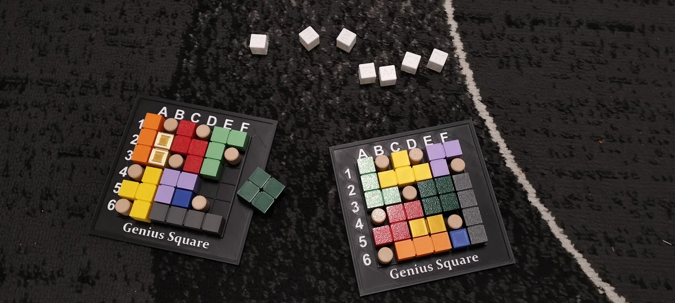 Bộ trò chơi trí tuệ Genius Square in 3D - Đồ chơi xếp hình Tetraminoes - Image 1