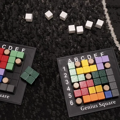 Bộ trò chơi trí tuệ Genius Square in 3D - Đồ chơi xếp hình Tetraminoes