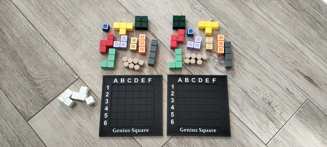 Bộ trò chơi trí tuệ Genius Square in 3D - Đồ chơi xếp hình Tetraminoes - Image 3