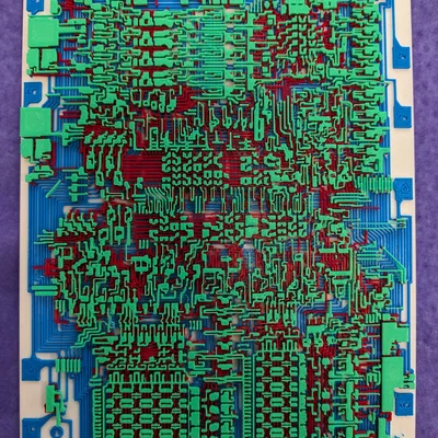Intel 4004 phóng to 50X (STL/3MF)