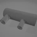 Ống thông hơi dầu Renault Super 5 Five (1988-1991) - Mô hình in 3D - Thumbnail 1