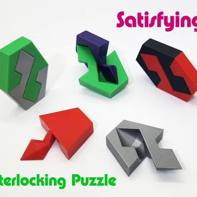 Fidget Puzzle - No Supports (Đồ chơi fidget puzzle không cần supports)