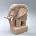 Voi Chạm Khắc Ngà (Ivory Carved Elephant) - Thumbnail 1