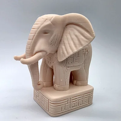 Voi Chạm Khắc Ngà (Ivory Carved Elephant)
