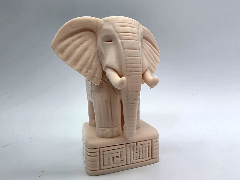 Voi Chạm Khắc Ngà (Ivory Carved Elephant) - Image 2
